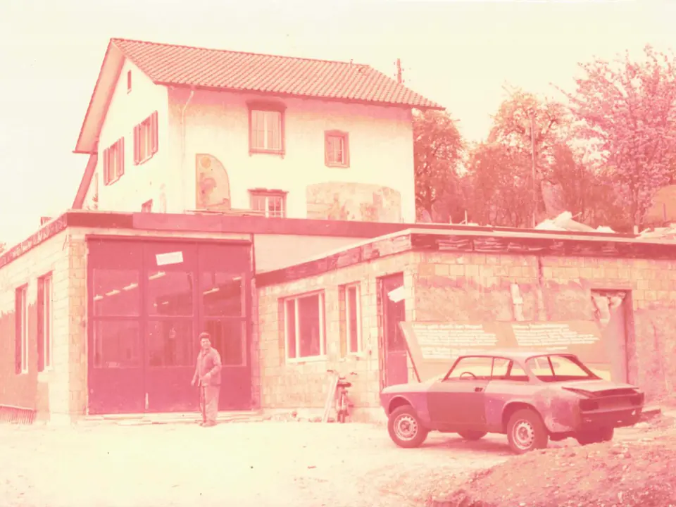 Das Haus mit Garage in Bonstetten, 1957